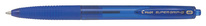 Kuličkové pero Pilot Super Grip-G transparentní - modrá