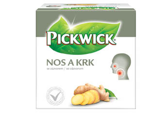 Čaj Pickwick FUNKČNÍ - Nos a krk se zázvorem