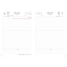 Diář PRINT CLASSIC - A5 / denní / modrá