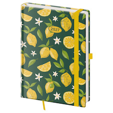 Diář VARIO Lemons - A5 / týdenní / s gumičkou