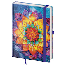 Diář VARIO Mandala - A5 / týdenní / s gumičkou
