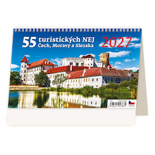 Kalendář stolní - 55 turistických nej… / S24
