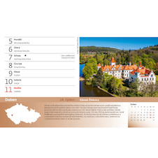 Kalendář stolní - 55 turistických nej… / S24