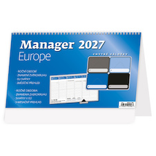 Kalendář stolní - Manager Europe / S60