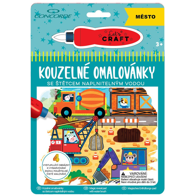 Omalovánky kouzelné CONCORDE - Město