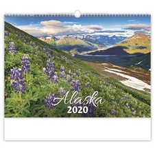Kalendář nástěnný - Aljaška / N136