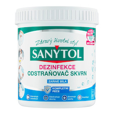 SANYTOL odstraňovač skvrn dezinfekční bělící - 450 g