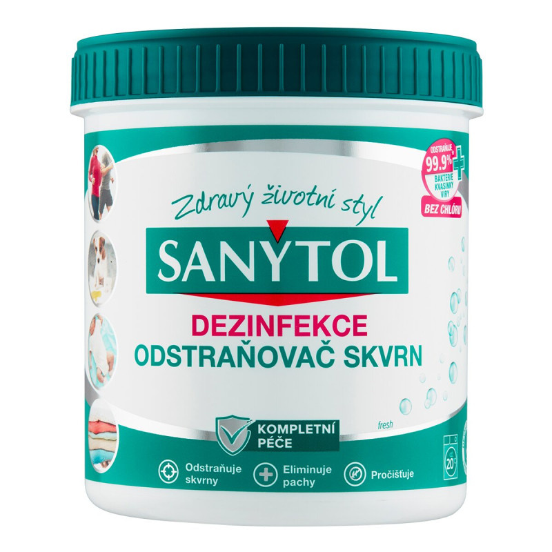 SANYTOL dezinfekční odtraňovač skvrn - 450 g
