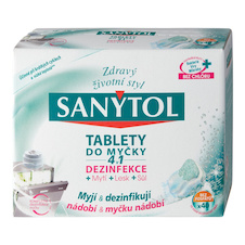 SANYTOL tablety do myčky 4v1 - 40 ks