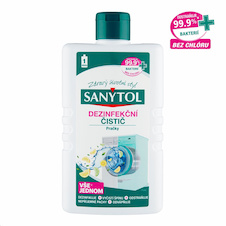 SANYTOL dezinfekční čistič pračky - citron & limetka / 240ml