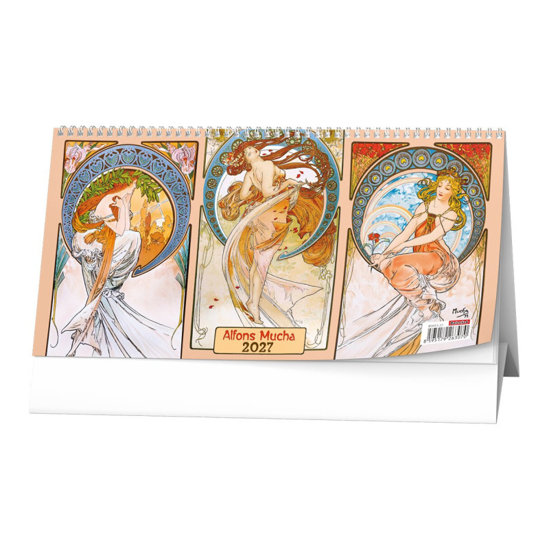Kalendář stolní čtrnáctidenní - Alfons Mucha / BSH13