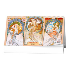 Kalendář stolní čtrnáctidenní - Alfons Mucha / BSH13