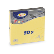 Wimex papírové ubrousky zelené 3-vrstvé 33 cm x 33 cm 20 ks