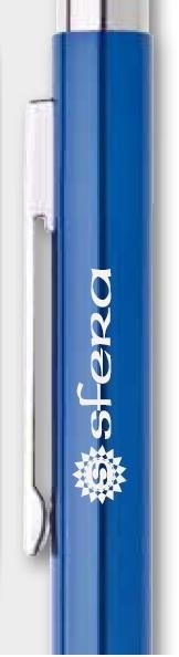 Reklamní propiska Sfera / kov / mix barev