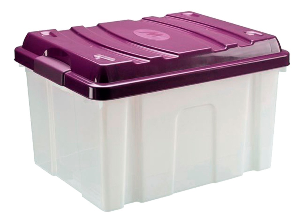 Plastové boxy HOBBY bez koleček - 55 l / 56 x 45 x 35 cm