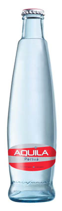 Aquila voda bez příchutě - perlivá/ 0,33l sklo
